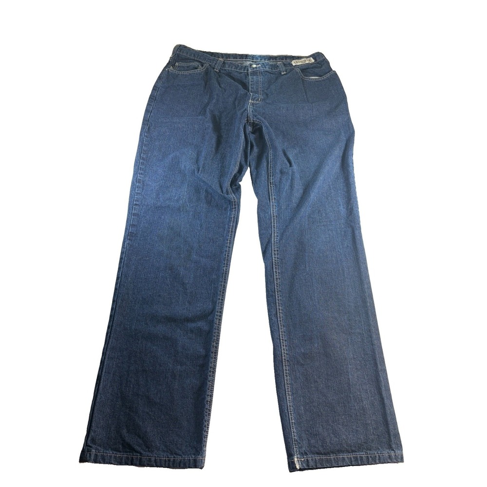 Carhartt Jeans Mens 42x36 FR 280-83 Dark Wash Denim Workwear Straight Leg